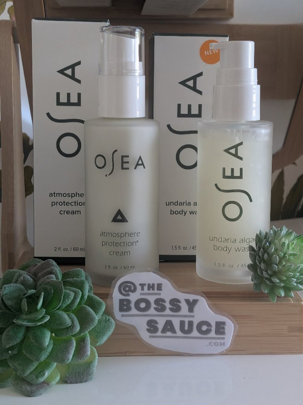 🌸 OSEA Atmosphere Protection Cream & Undaria Algae Body Wash DUO